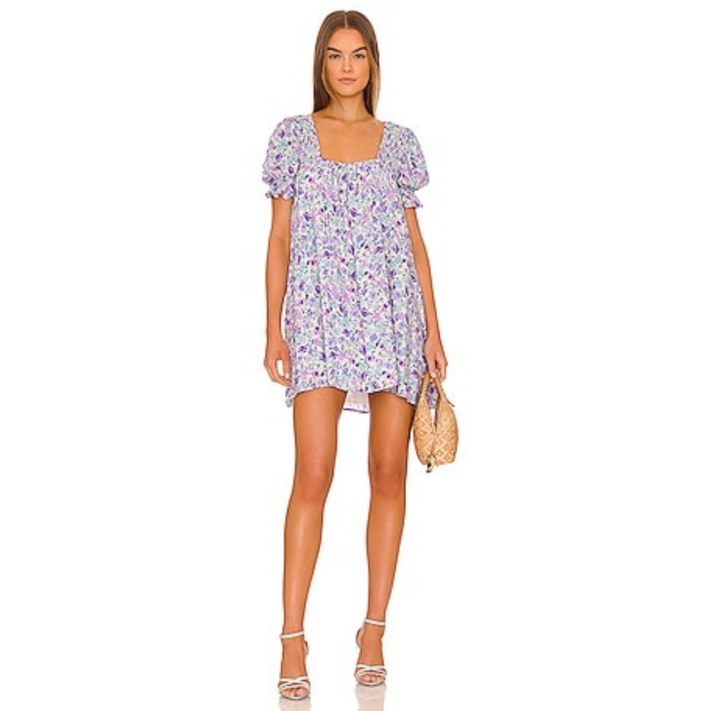 Revolve Majorelle Giovanna Palm Dessert Multi Mini Dress S Minimalist Cottagecor